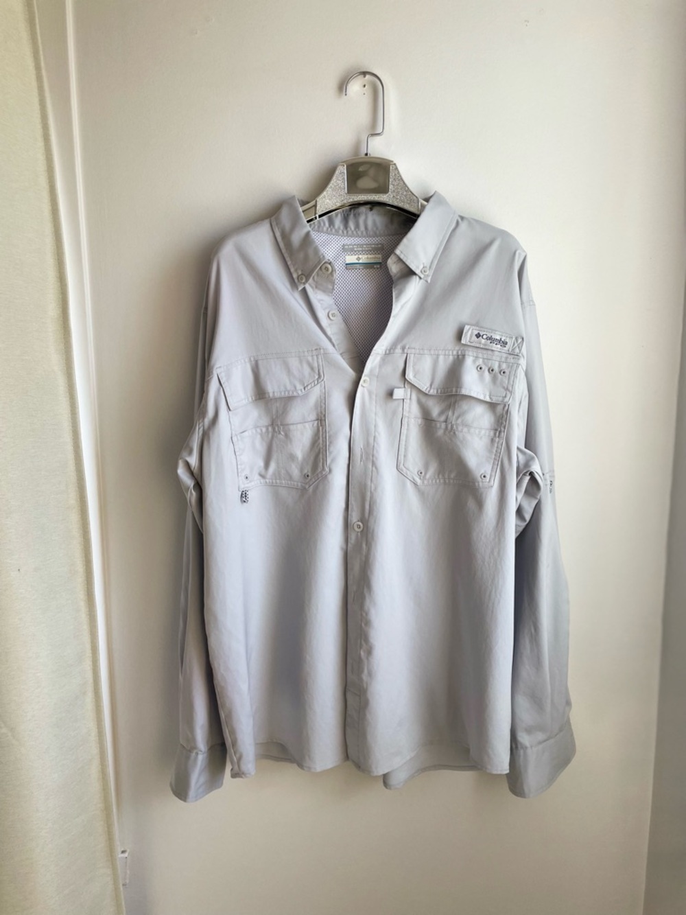 Men Shirt Omni Shield-Columbia PFG 
Blood N Guts Long/Short Sleeve-size M